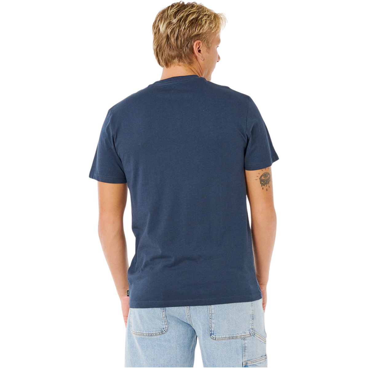 2026 Rip Curl Mens Wettie Icon Tee 10VMTE - Dark Navy